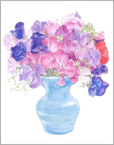 Sweet Peas Print image